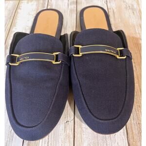 Nautica Women's Navy Labella 5 Slip on Mule Size 7.5
